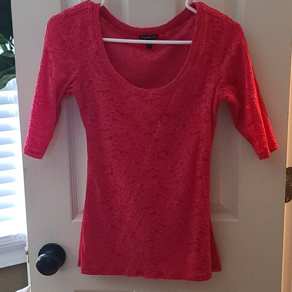 Express lace top